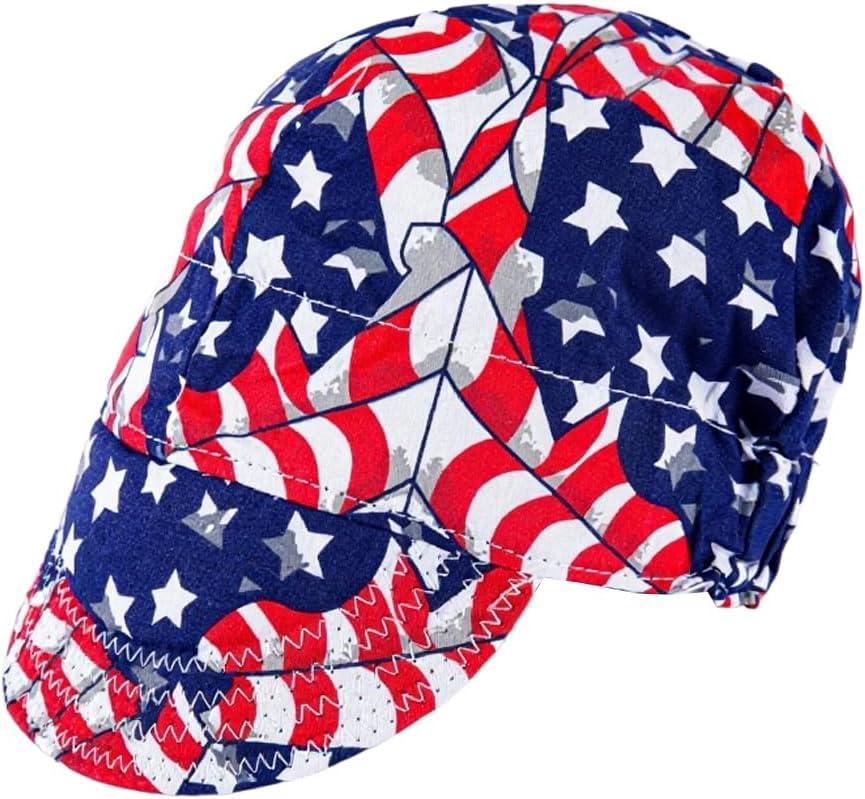 Welding Cap Pure Cotton Mesh Inside Liner for Welders Match Welding Helmet American Eagle Color Head Protection Multicolor