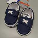 Josmo Baby Infant Loafer Shoes Slipon Closure - Lightweight Boat Shoe for Boys Newborn (Sizes: 2-4 Infants) (Blue)