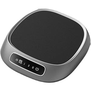 Heated Plate with Intelligent Timer Electric Coffee Cup Warmer for Desk Use Temperature Control Beverage Heating Pad Drink Heater