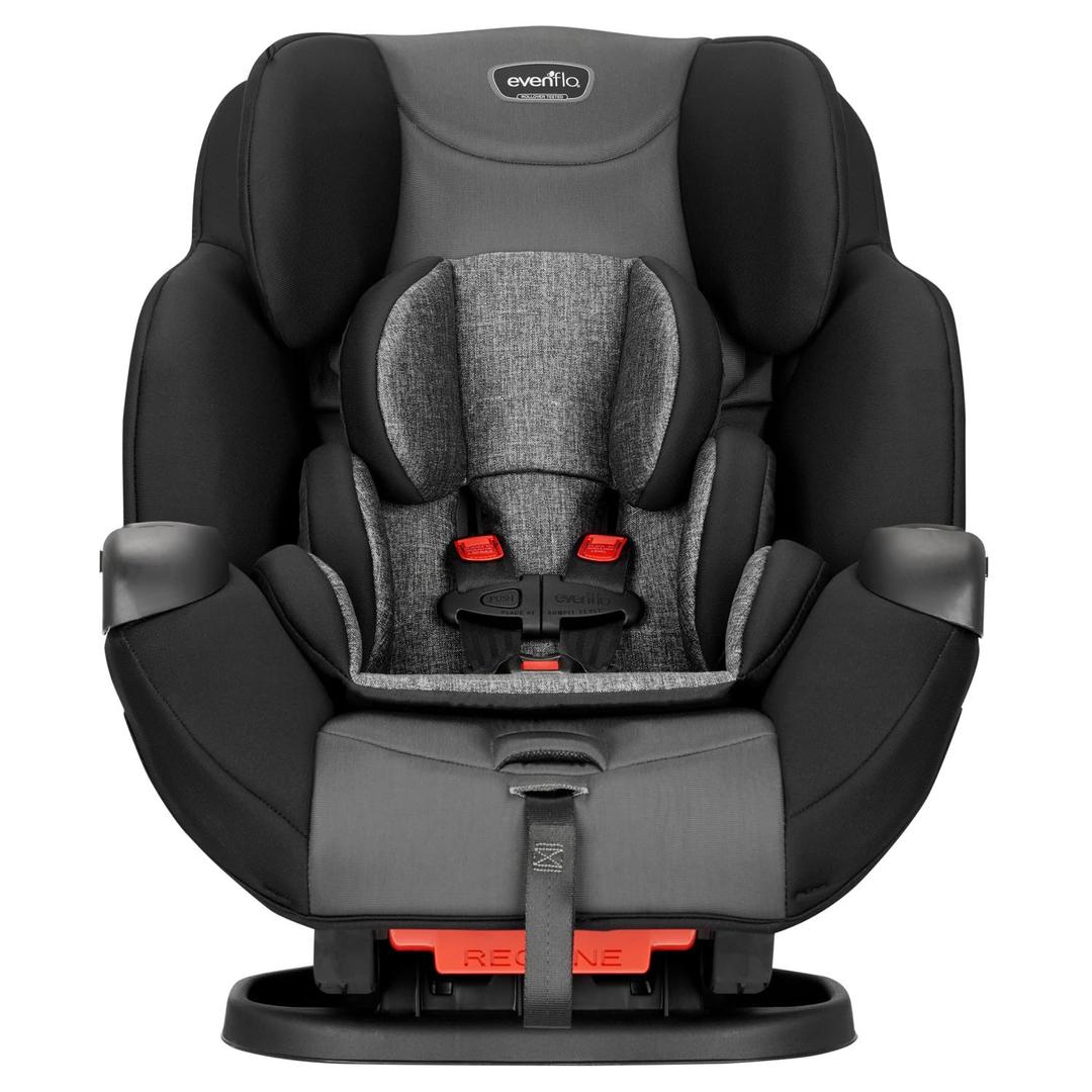 Evenflo Symphony Sport All-in-One Convertible Car Seat (Charcoal Shadow) | Rear-Facing, Forward-Facing, and Belt-Positioning Booster Modes, Birth-10 years, 4-100 lbs (Charcoal Shadow), mfd: 04/22/2025