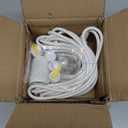 Bstrip Hanging Grow Light for Indoor Plant, 25W Full Spectrum Hanging Plant Light, 3000K LED Grow Light Bulbs with 16.4FT Power Cord, 1 Pack (Silver)