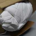 Nuzzle Cooling Adjustable Pillow for Side Sleepers, Luxury Standard Size Bed Pillow Hotel Collection - Best Adjust Height Soft Firm Pillow for Back, Stomach or Side Sleepers - Home Gifts (White)