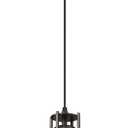 FEMILA Farmhouse Pendant Light,12" Barn Vintage Hanging Light Fixture for Kitchen Island, Adjustable Height,Oil Rubbed Bronze Finish, 4FY15-MP ORB