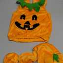 Saliuentm Toddler Baby Boy Girl Halloween Pumpkin Costumes Romper Bodysuit Sleeveless Tops & Hat kids Halloween Outfits, Size 80
