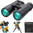 Gosky 8x42 Roof Prism Binoculars for Adults, HD Professional Binoculars for Bird Watching Travel Stargazing Hunting Concerts Sports-BAK4 Prism FMC Lens-with Phone Mount Tripod Strap Carrying Bag