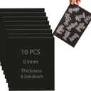 BAOFALI 10 PCS 9.3X6.8inch Rubber Soft Magnet Sheet for Metal Cutting Dies Storage Orangize Crafts Tool Scrapbooking Arts and Crafts Flexible Placement Mats 0.5mm Thickness