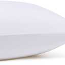 Amazon Basics Lightweight Super Soft Breathable Wrinkle-Resistant Microfiber 4-Piece Bed Sheet Set with 14-Inch Deep Pockets, Queen, Bright White, Solid