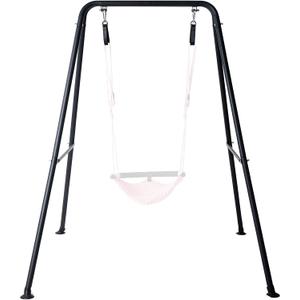 Hi-Na 440 lbs Hammock Chair Stand, Heavy Duty Foldable Swing Stand Frame, Steel Hammock Stand for Outdoor/Indoor, Patio Backyard Porch (Swing Chair Not Included)
