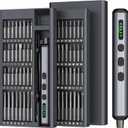 Mini Electric Screwdriver, 3.7V Precision Screwdriver Set Cordless Screwdriver Rechargeable 72 In 1 Magnetic Bit Repair Tech Tool Kit for Electronics Computer Phone Laptop Camera RC Car Watch Glasses