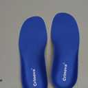 Plantar Fasciitis Insoles, 220+ lbs High Arch Support Inserts, Pain Relief Orthotic Heavy Duty Flat Feet for Men Women, Athletic Work Boot Insoles Standing All Day, Blue - S (S(Men 6.5-8.5/Women 7.5-9.5))