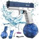 Electric Water Gun for Adults Kids, Automatic Squirt Gun with a Long Range of up to 24 Ft, LED Light Large Capacity IP7 Waterproof Fully Auto Water Gun (OOS)