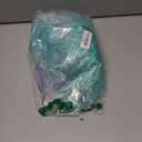 Girls Mermaid Costumes With Bag Little Mermaid Dress for Kids with Accesseries (XXL6-7T, Green+purple)