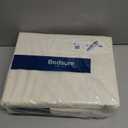 EVERLY 100% Pure Linen Duvet Cover Set Queen Size90X90Inch 3pcs (1 Duvet Cover,2 Pillowcases) Soft and Breathable for All Season with Coconut Button Closure, Suitable for Hot Sleepers-Linen-Queen