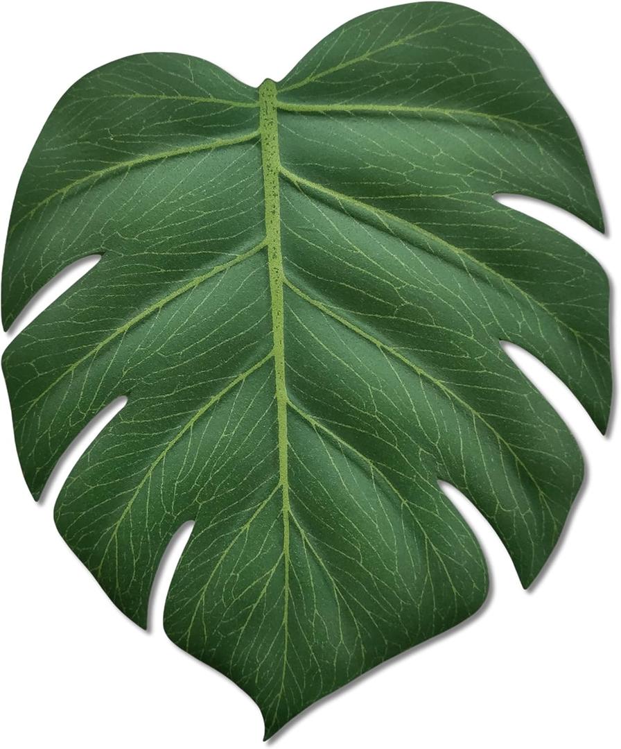 BKKDecor | Leaf Coasters for Drinks | Monstera Coaster Set of 6 | Tropical Leaf Decorations for Home | Gift Ideas Party Table Decor. (Monstera)