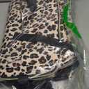 Tenot Large Travel Backpack for Women Personal Item for Airlines17 Inch Laptop Backpack College Business Work Weekender Hiking Travel Essentials Womens Travel Backpack Leopard Print