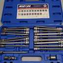 RIZOM 20-Piece 3/8 Inch Drive Long Ball End Hex Bit Socket Set, Extra Long Allen Socket Set, SAE & Metric (1/8-3/8 in., 3-10 mm), CR-V and S2 Steel