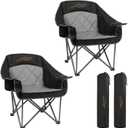 FAIR WIND 2 Pack XL Oversized Padded Camping Chair Heavy Duty for Adults
