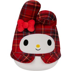 Squishmallows Original Sanrio 14-Inch Red Plaid My Melody Plush - Large Ultrasoft Official Jazwares Plush Squishmallows Original Sanrio 14-Inch Red Plaid My Melody Plush - Large Ultrasoft Official Jazwares Plush