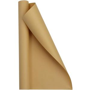 JAM Paper Gift Wrap - Matte Wrapping Paper - 26.3 Sq Ft (17 in x 18 Ft) - Matte Natural Tan/Light Kraft - Roll Sold Individually