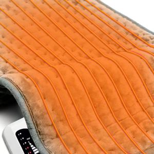 Electric Heating Pad for Back Neck Shoulder Knee Arms Legs- Electric Heat Pads with 6 Heat Settings & Auto Shut Off Heat Heating Pad for Birthday Mother Father Girl Men Women (24"X12", Dark Grey)