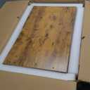 Agilestic 59 Inch L Shaped Standing Desk Adjustable Height, Electric Corner Standing Desk, Sit Stand Computer Table with Splice Board, Rustic Brown