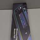 TopMade RGB Gaming Mouse Pad with 15W Wireless Charging, 31.5 x 15.8 XXL Large Desk Mat Home Office Keyboard Pad for Desk, Waterproof Mousepad with 4 Light Modes & 11 RGB Colors, Classic Black