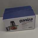 GANIZA Food Processors, Electric Food Chopper with Meat Grinder & Vegetable Chopper - 2 Bowls (8 Cup+8 Cup) with Powerful 450W Copper Motor - Includes 2 Sets of Bi-Level Blades (Grey)