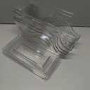 Skinny Soda Can Organizer for Refrigerator - Stackable Slim Can Holder Dispenser with Lid for Fridge, Pantry, Freezer - BPA-Free, Clear Design, Drink Organizer for Fridge (4-Pack)