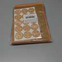 3 x Fancy Land Kraft Thanksgiving Cards with Envelopes Rustic Fall Wreath Thank You Cards Assortment for Autumn Party Supplies 12Pcs