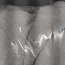 MIULEE Pinch Pleated Thick Linen Curtains 96 Inch 4 Panels Set Back Tab Memory Trained Pinch Pleat Semi Sheer Light Filtering Privacy Curtain Let Light in Window Drapes for Living Room Bedroom Natural