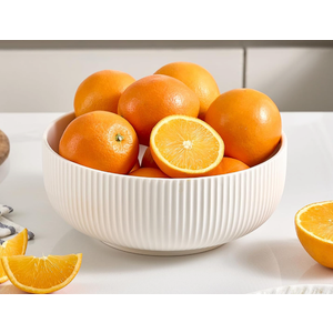 Mfacoy 1 Pack Salad Bowl, 8 inch 60 oz Large Serving Bowl Set, Deep Bowl for Kitchen, White Ceramic Bowl Set for Soup, Cereal, Ramen, Pasta, Salad, Dishwasher & Microwave Safe, Easy Clean