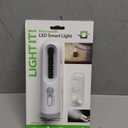 4-in-1 Rechargeable Motion Sensor Night Light Flashlight Combo, Warm LED Battery Night Light with Dusk to Dawn Sensor, Night Light Emergency Flashlight for Bathroom, Bedroom, Toilet, Stairs, Hallway (White)