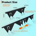 Stove Gap Covers Stainless Steel, 2 Pack Stove Gap Filler Easy Retractable Length 13.8" to 27.5", Width 0.79" ALMCALS Stove Gap Guards Range Trim Kit, Heat Resistant Guard Between Stove Top & Counter