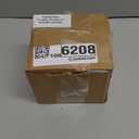 Honeydak 1 Pcs Large Ceramic Garlic Keeper with Lid & Holes, 4" x 4.5" Decorative Countertop Storage Container for Farmhouse Kitchen, Keeps Garlic Cloves Fresh, White