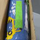 Intelligent Design Kids Boys Monster Truck Blue Queen Quilt Set, 4pc, Full/Queen