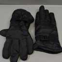 Trail maker Windproof Waterproof Insulated Winter Gloves for Men and Women, Warm Gloves for Extreme Cold (Black)