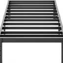 COMASACH Twin XL Bed Frame 14" High Heavy Duty Steel Slats with Heavy Duty Support for Mattress, No Box Spring Needed,Noise-Free,Easy Assembly
