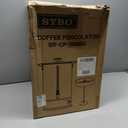 SYBO SR-CP-100B Commercial Grade Stainless Steel Percolate Coffee Maker Hot Water Urn for Catering, 100-Cup 16 L, Grey