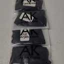 Arjen Kroos Men's Boxer Briefs, Sexy Silky Breathable Ice Silk Mens Trunks Underwear, Underwear for Men 4 Pack (Large, Black*4)