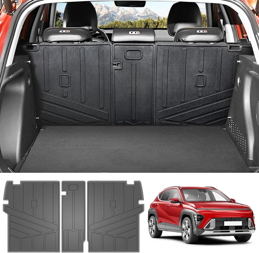 Seat Back Protector Fit for 2024-2025 Hyundai Kona/Kona EV Cargo Mat Backrest Mat Cargo Liners for 2024 2025 Hyundai Kona Accessories(Seat Back Cover)