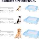 Indestructible Dog Bed for Large Dogs - Memory Foam Dog Bed with Reversible Breathable Mat, 4-Sided Bolster, Machine Washable Cover & Non-Slip Bottom, 36 x 27 x 6 Inch