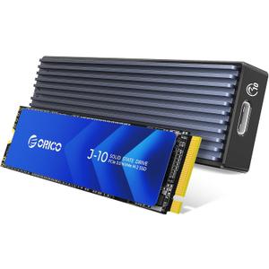 ORICO DIY 1TB Portable SSD External, Up to 1000MB/s External Solid State Drive Hard Drive, Compatible with USB3.2/3.1/3.0 Type-C, for Business Users/Students/Entertainment Enthusiasts