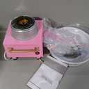 Nostalgia Vintage Cotton Candy Machine - Countertop Cotton Candy Maker With 2 Reusable Cones & 1 Sugar Scoop - Use Hard Candy or Sugar to Create Fluffy, Delicious Treats in Minutes-Pink