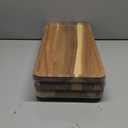 GEHE 3 Tier Serving Tray Acacia Wooden Tiered Tray Stand Foldable Dessert Table Display Set Decor Charcuterie Boards for Party, Birthday, Wedding, Christmas