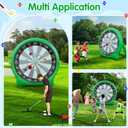 6FT Inflatable Dartboard, Outdoor Games Kick Darts Soccer Darts