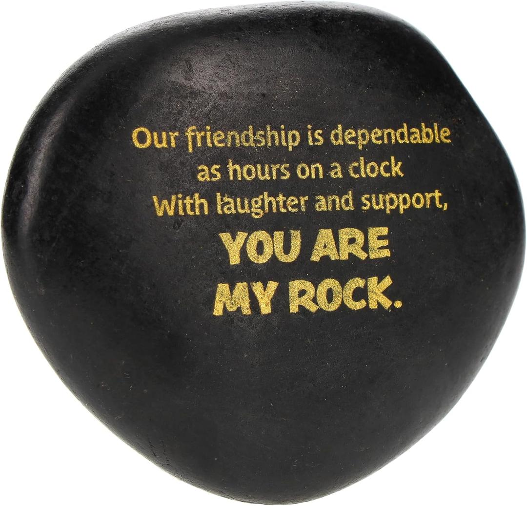 Friendship Gifts for Women Men - Friendship Engraved Rocks - Best Friend Birthday Gifts for Women - Sentimental Gifts for Friend - Work Bestie Gifts for Women Men - Valentines Day Gifts for Him or Her