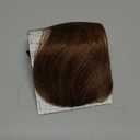 Hairro Bangs Hair Clip 3D 360Cover Clip On Bangs Remy Human Hair Topper With Bangs Fringe French Bangs With Temples Clip In Bangs Hair Extensions 8 Inches 10g #04 Medium Brown