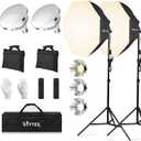 Skytex Softbox Lighting Kit 2pack 20x28in Octa Soft Box|135W 2700-6400K E27 LED Bulb Continuous Photography Lighting, Photo Studio Lights Equipment for Camera Shooting, Video Recording