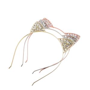 3 Pcs Glitter Upscale Crystal Rhinestone Cat Ear Hair Hoop Headband - Fashion Cute Hair Band Headwear Hair Accessories for Women (A#)