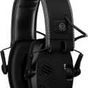 CyberMuff E  Electronic Shooting Ear Protection Earmuffs, NRR 24 dB, Gun Range Hearing Protection for Shooters (Black)